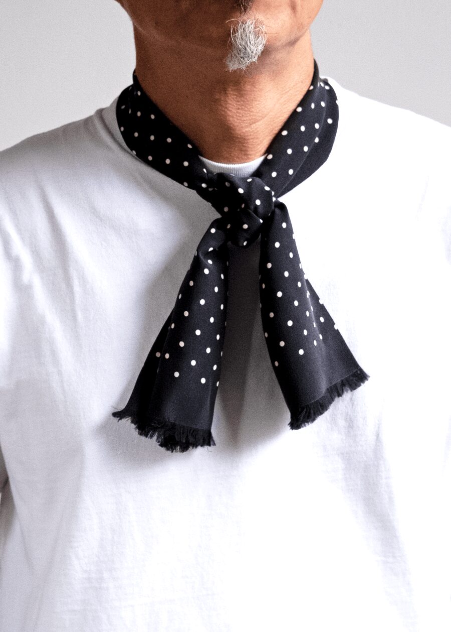 HEUGN× Fratelli Luigi　Scarf 005 “Pois”