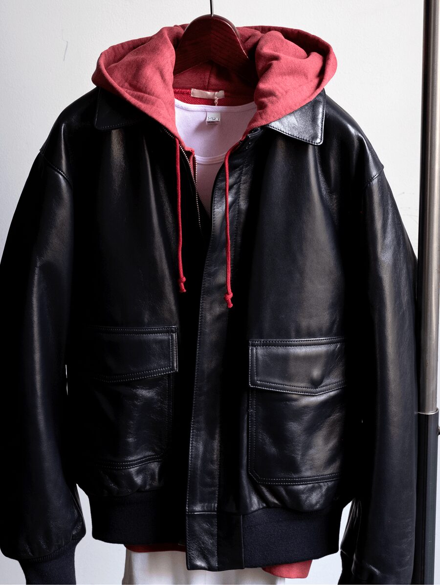 ULTERIOR　FADED SILKY TERRY RW ZIP UP PARKA
