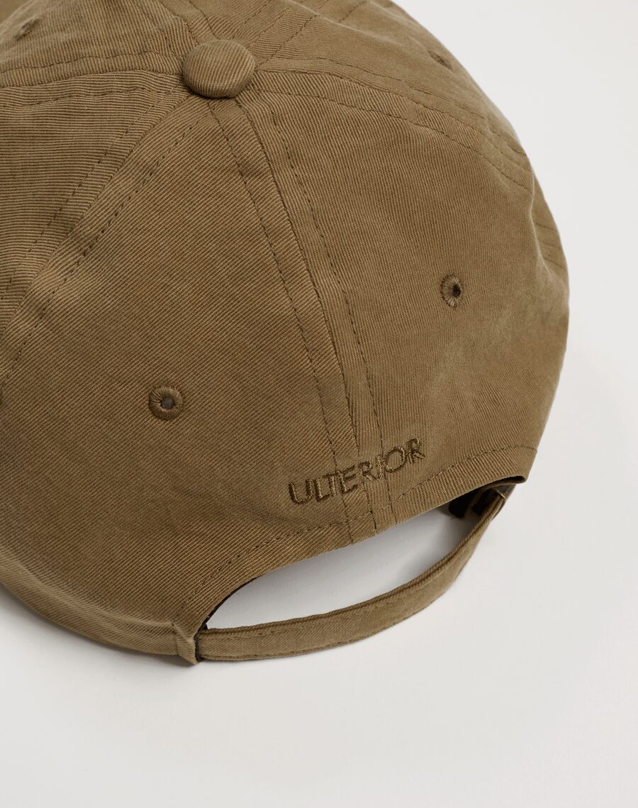 ULTERIOR　RAMIE/COTTON WEST POINT 6 PANELED CAP