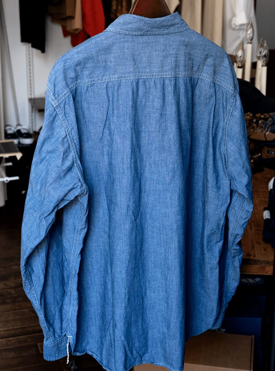 WIRED × YAMAGUCHI STORE　CHAMBRAY WORK SHIRT One Month of Wear