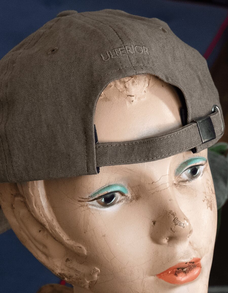 ULTERIOR　FADED CORKSCREW TWILL 6 PANELED CAP