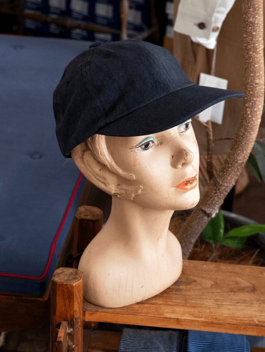 ULTERIOR　FADED CORKSCREW TWILL 6 PANELED CAP