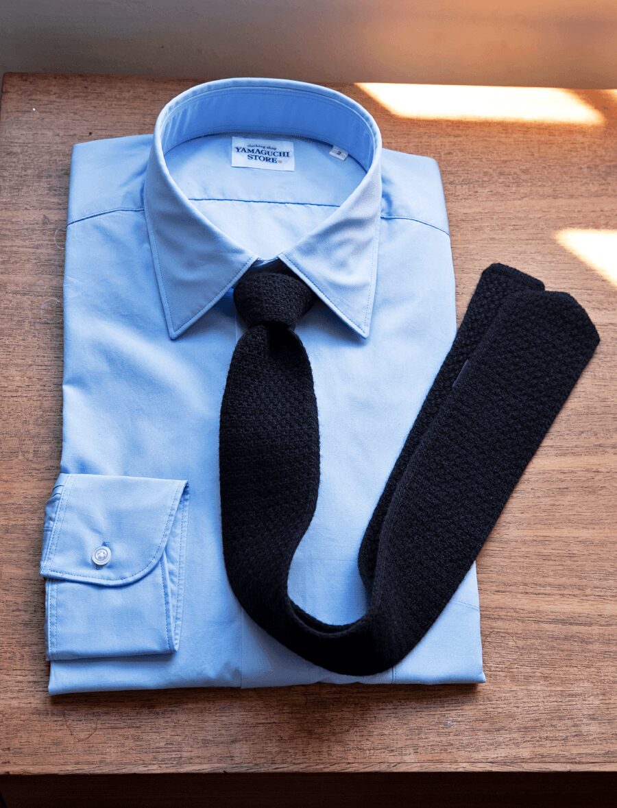 Bleck　WOOL SILK KNIT TIE