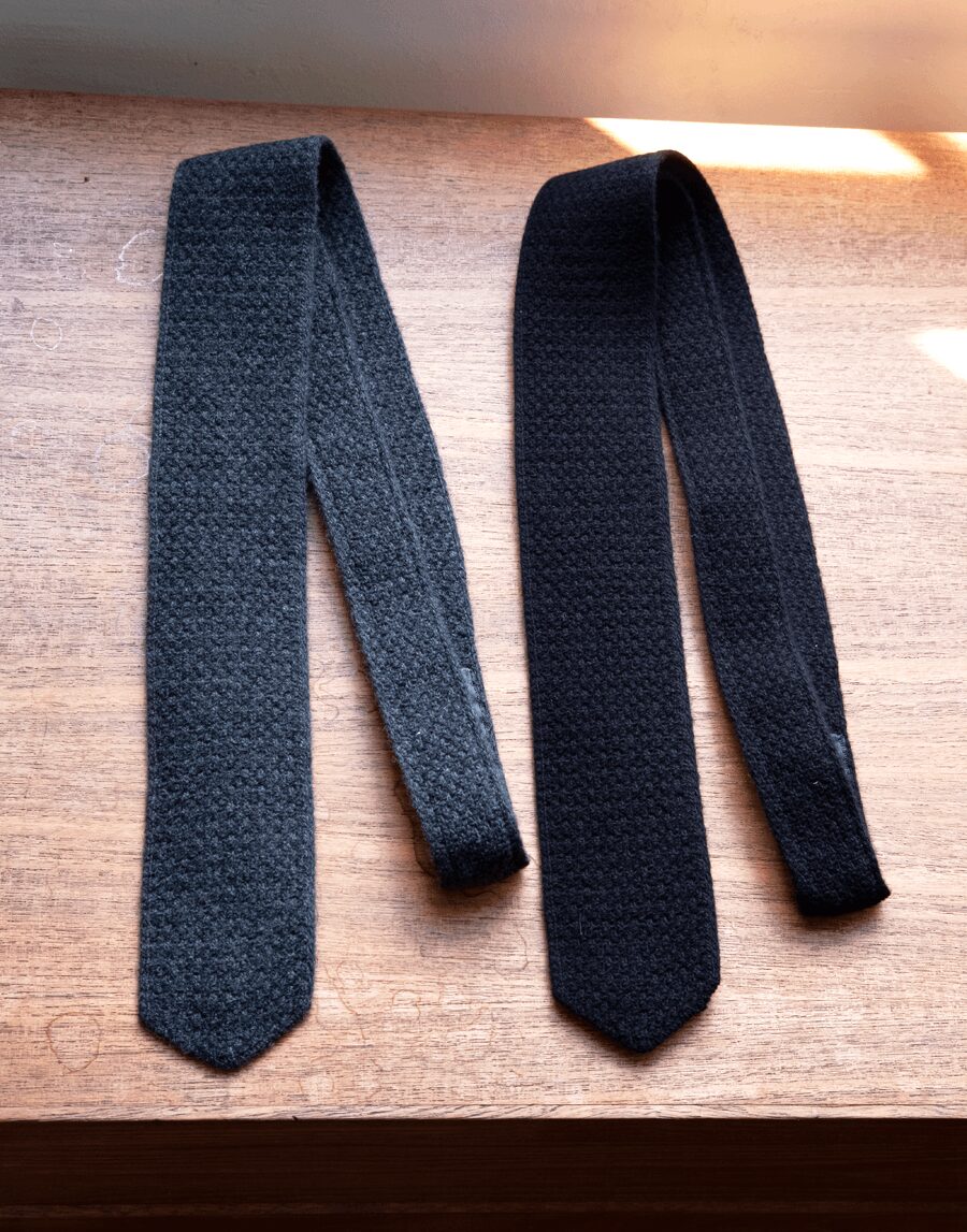 Bleck　WOOL SILK KNIT TIE