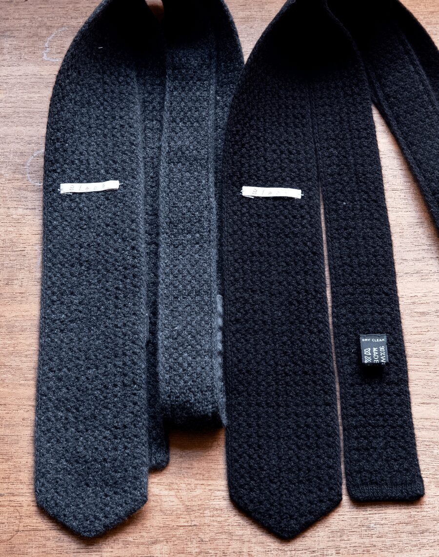 Bleck　WOOL SILK KNIT TIE