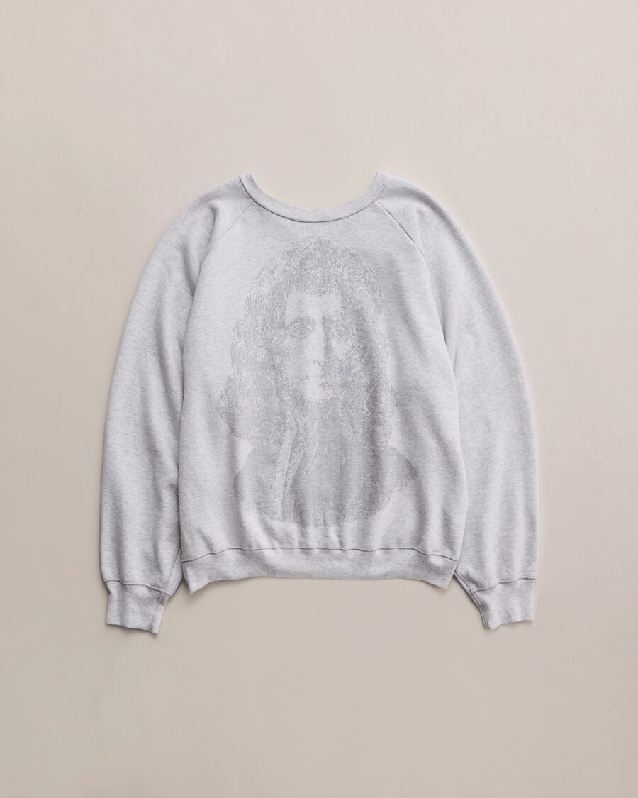 NICENESS　DOUBLE FRONT COTTON HEATHER SWEAT “C.ISAAC”