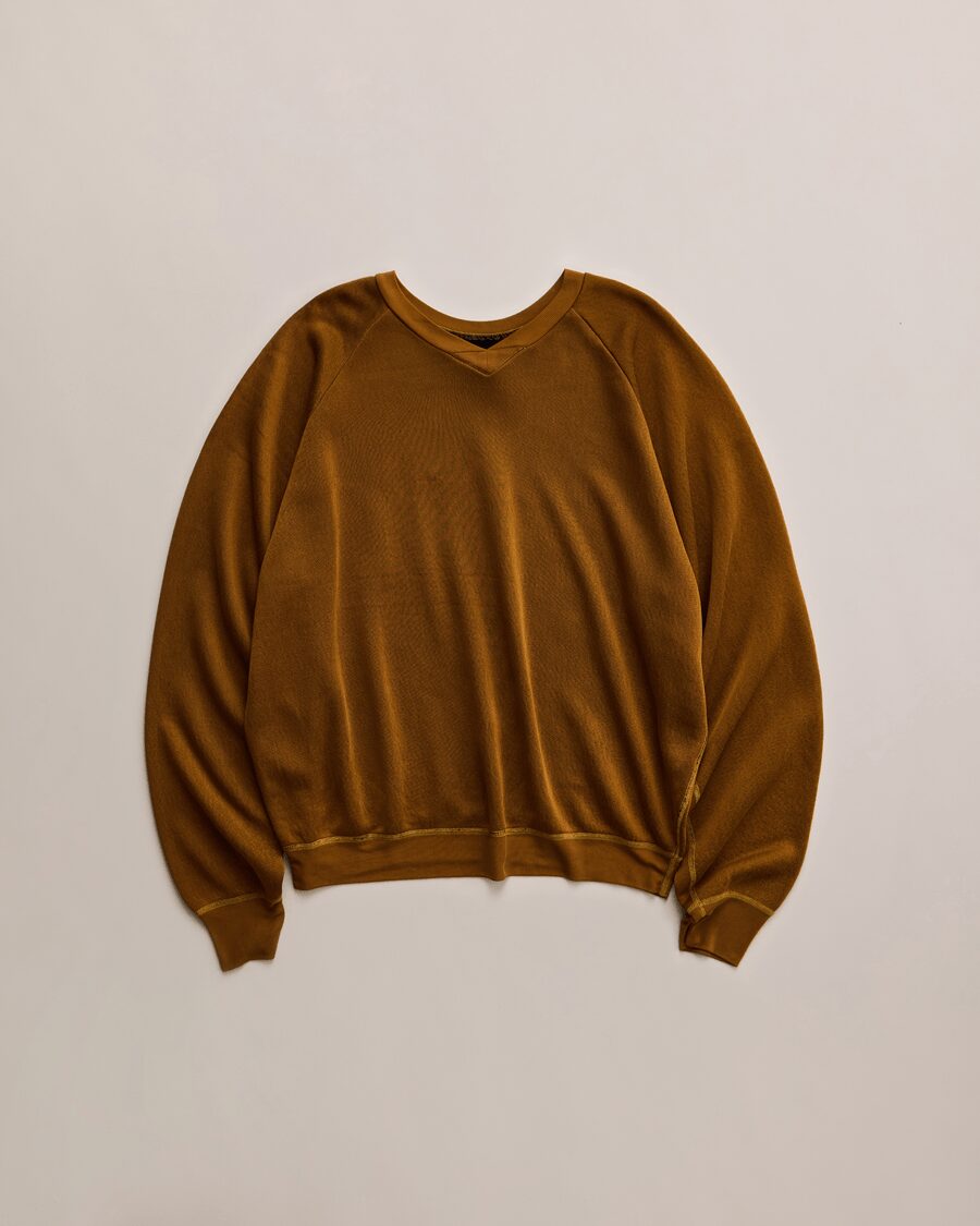 NICENESS　DOUBLE FRONT CUPRO SWEAT “R.ISAAC”