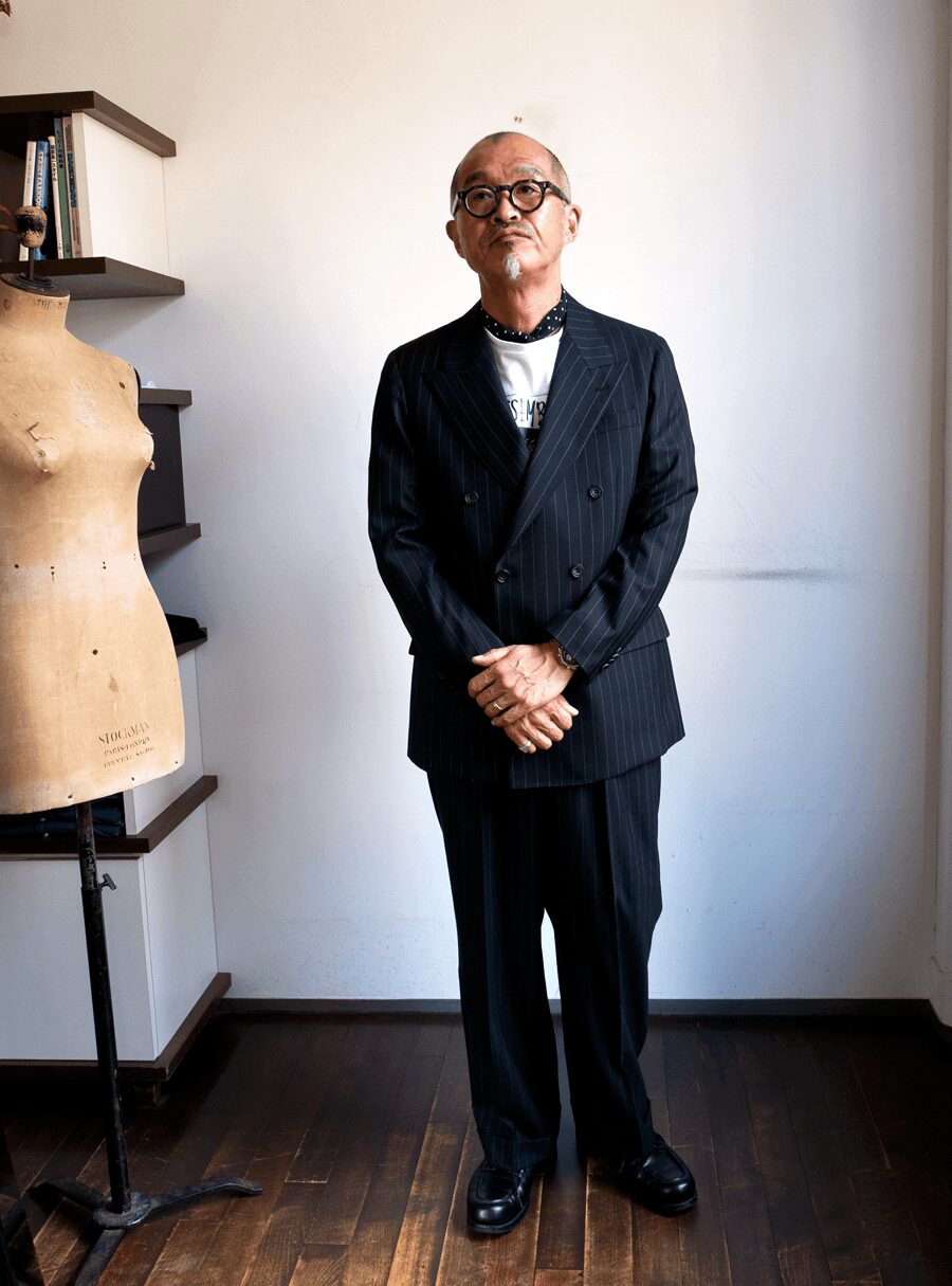 illbe × YAMAGUCHI STORE　CHALK STRIPE 6B DOUBLE SET UP SUIT