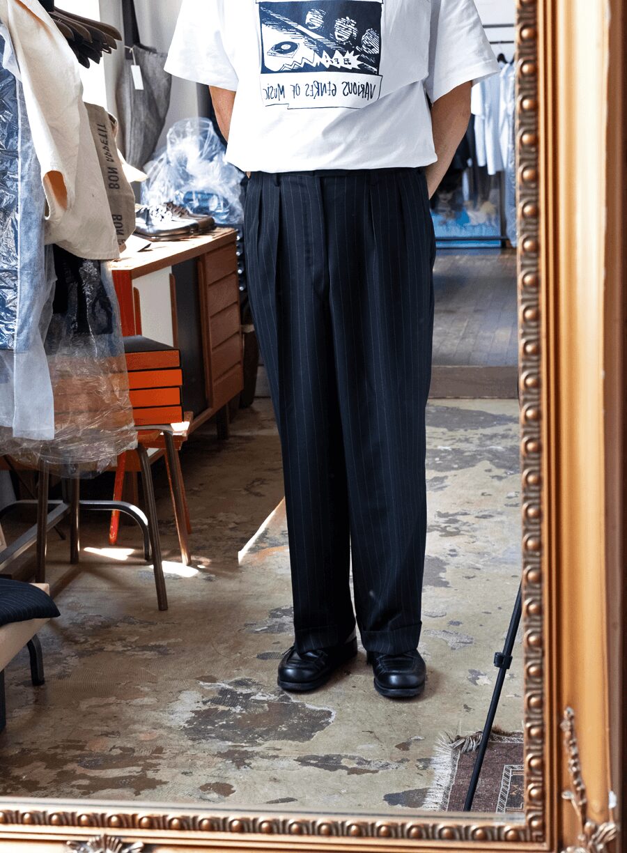 illbe × YAMAGUCHI STORE　CHALK STRIPE 6B DOUBLE SET UP SUIT