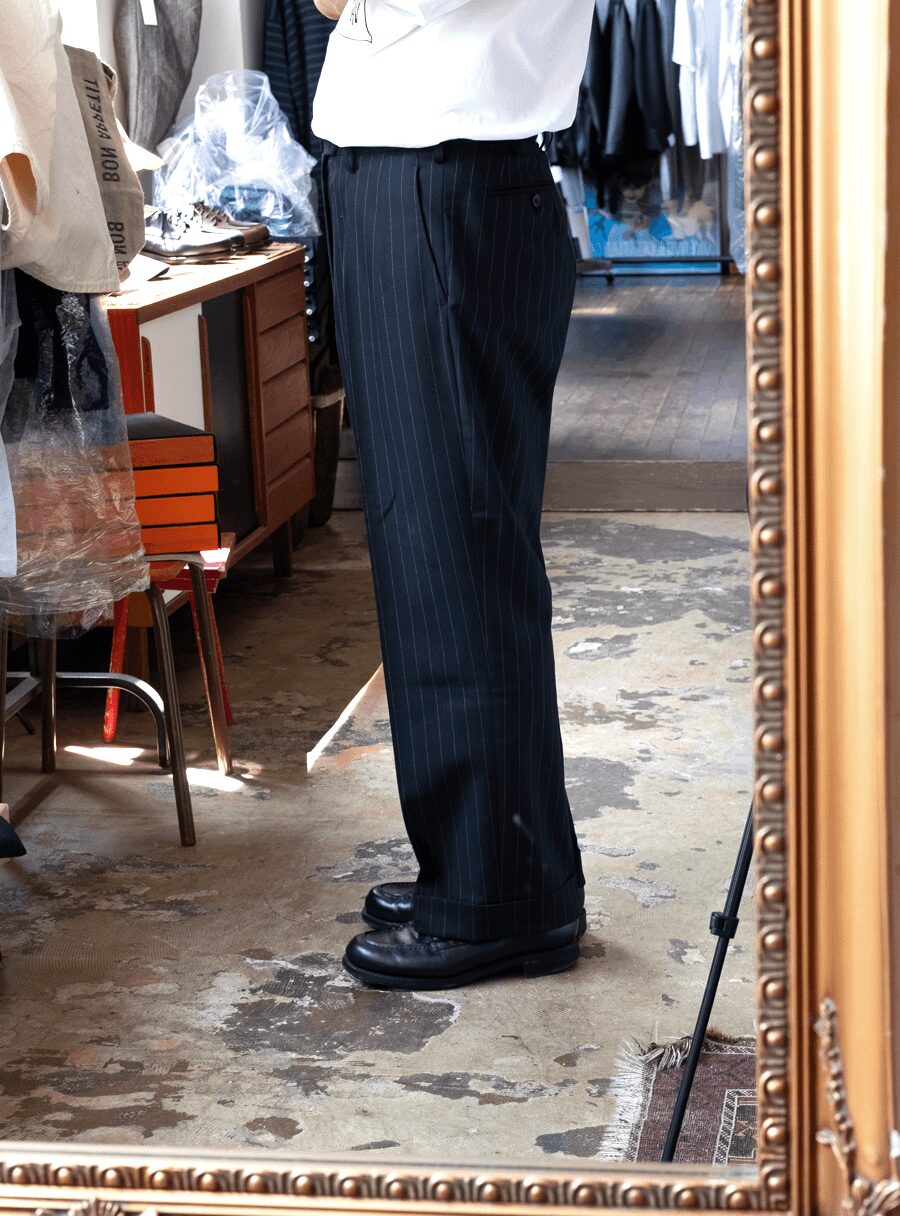 illbe × YAMAGUCHI STORE　CHALK STRIPE 6B DOUBLE SET UP SUIT