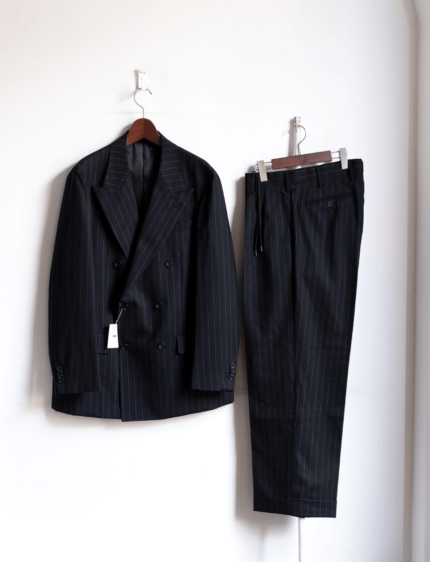 illbe × YAMAGUCHI STORE　CHALK STRIPE 6B DOUBLE SET UP SUIT