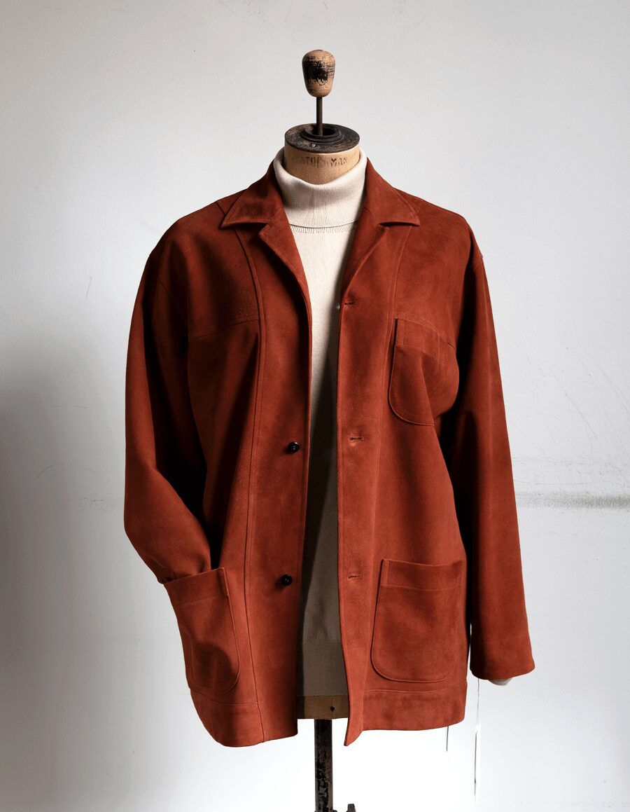 Cale　Sheep Suede Shirts Jacket