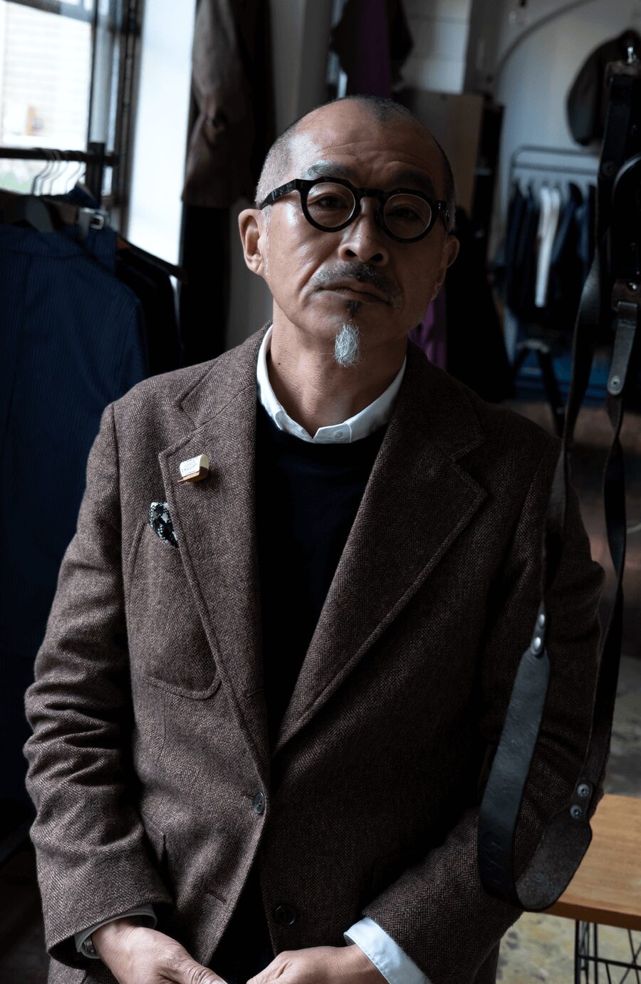 YAMAGUCHI STORE　Cotton Herringbone Tweed Jacket