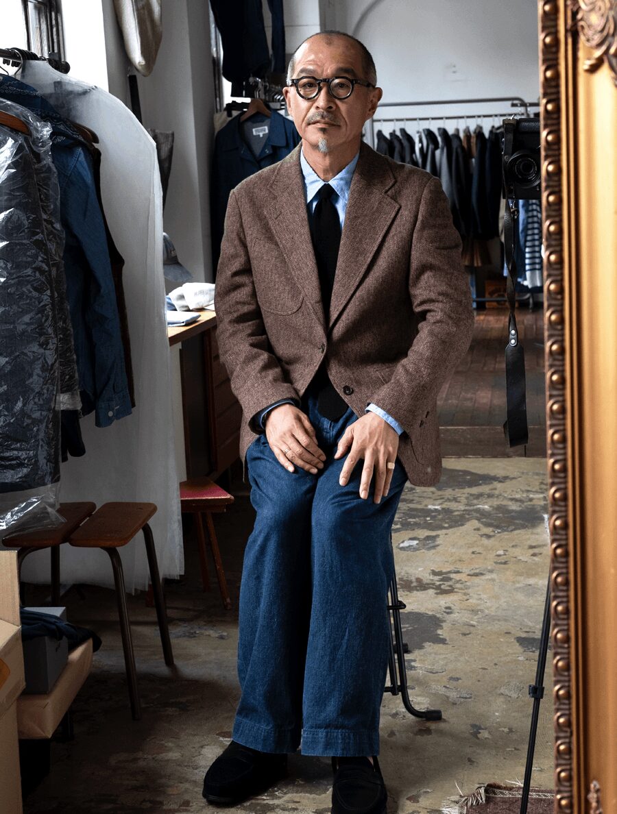 YAMAGUCHI STORE　Cotton Herringbone Tweed Jacket
