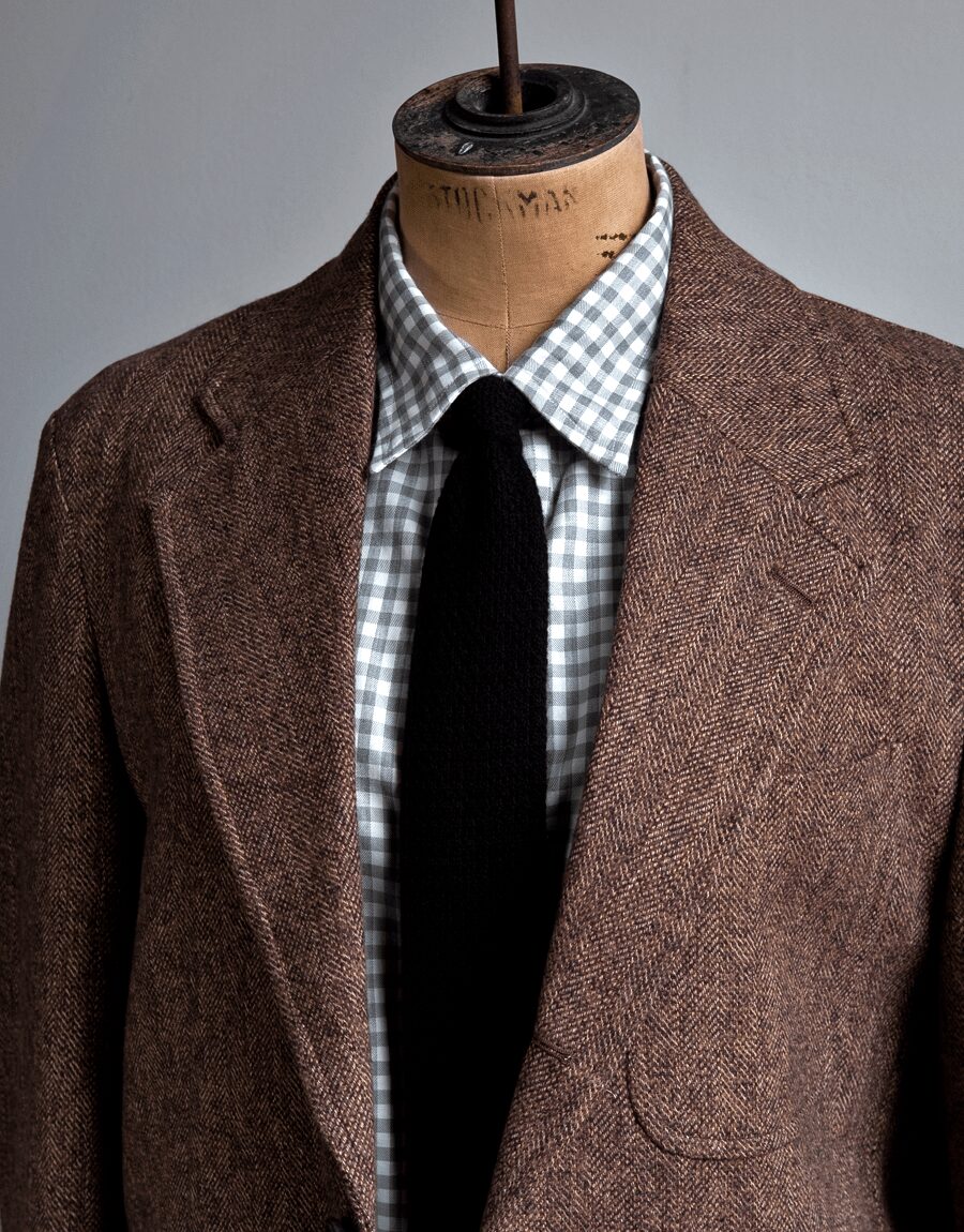 INDIVIDUALIZED SHIRTS　Cotton Viyella Color Gingham Check Regular Collar