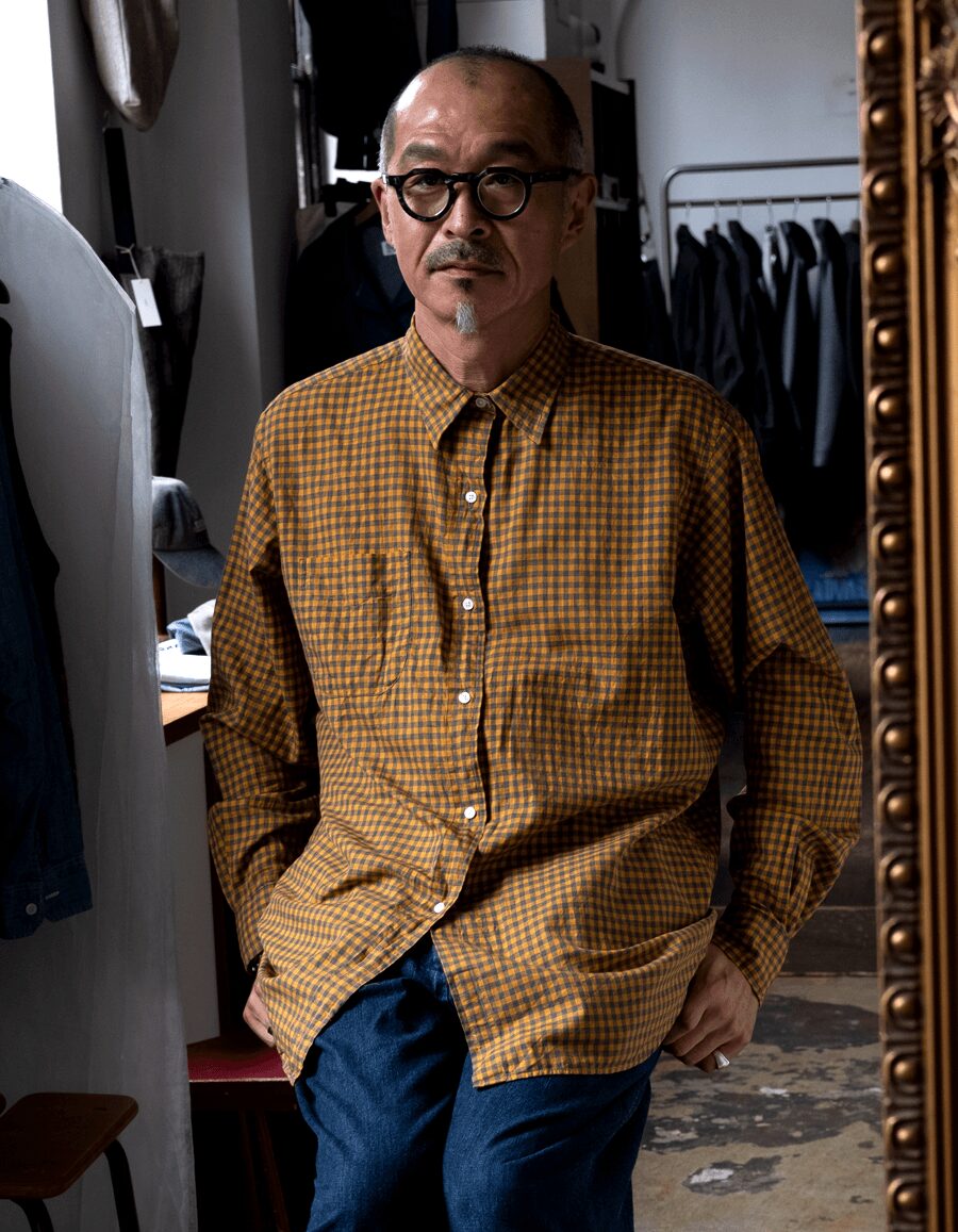 INDIVIDUALIZED SHIRTS　Cotton Viyella Color Gingham Check Regular Collar