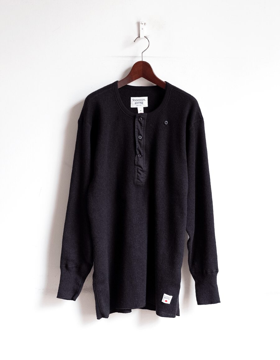 STANFIELD’S　HERITAGE HEAVY WEIGHT WOOL HENLEY