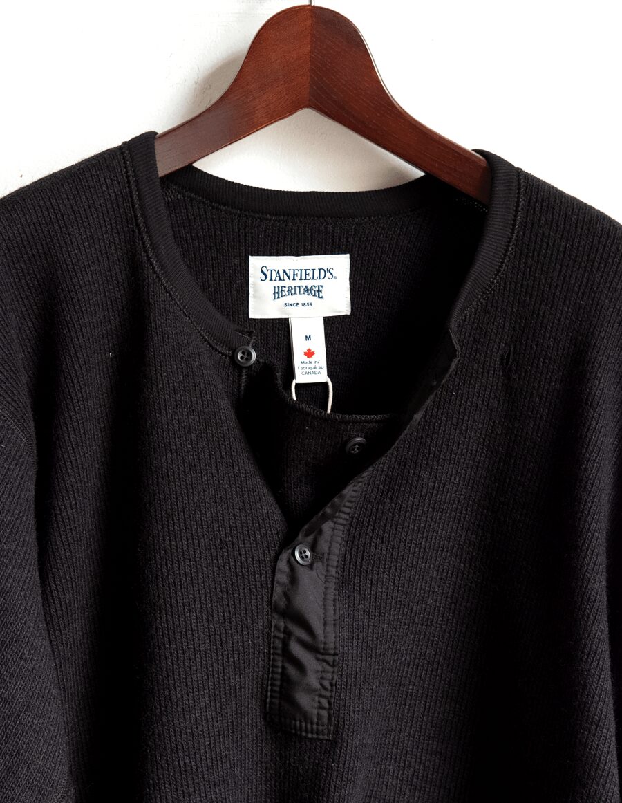 STANFIELD’S　HERITAGE HEAVY WEIGHT WOOL HENLEY
