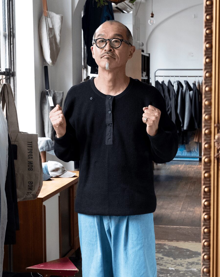 STANFIELD’S　HERITAGE HEAVY WEIGHT WOOL HENLEY