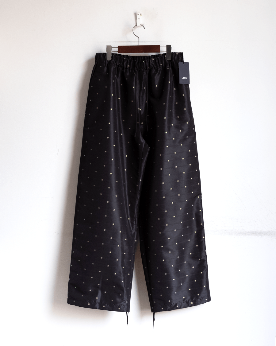 LOEFF　STAR JACQUARD TRACK PANTS