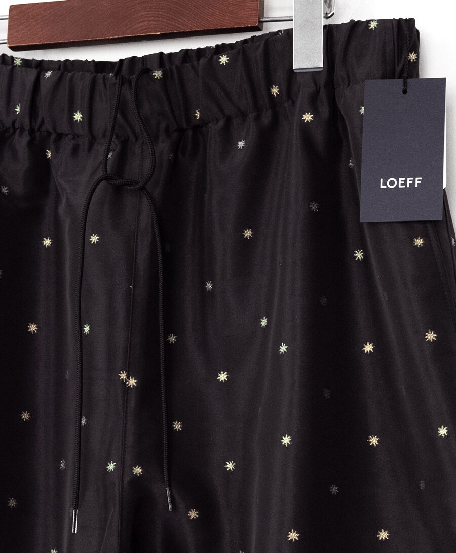 LOEFF　STAR JACQUARD TRACK PANTS