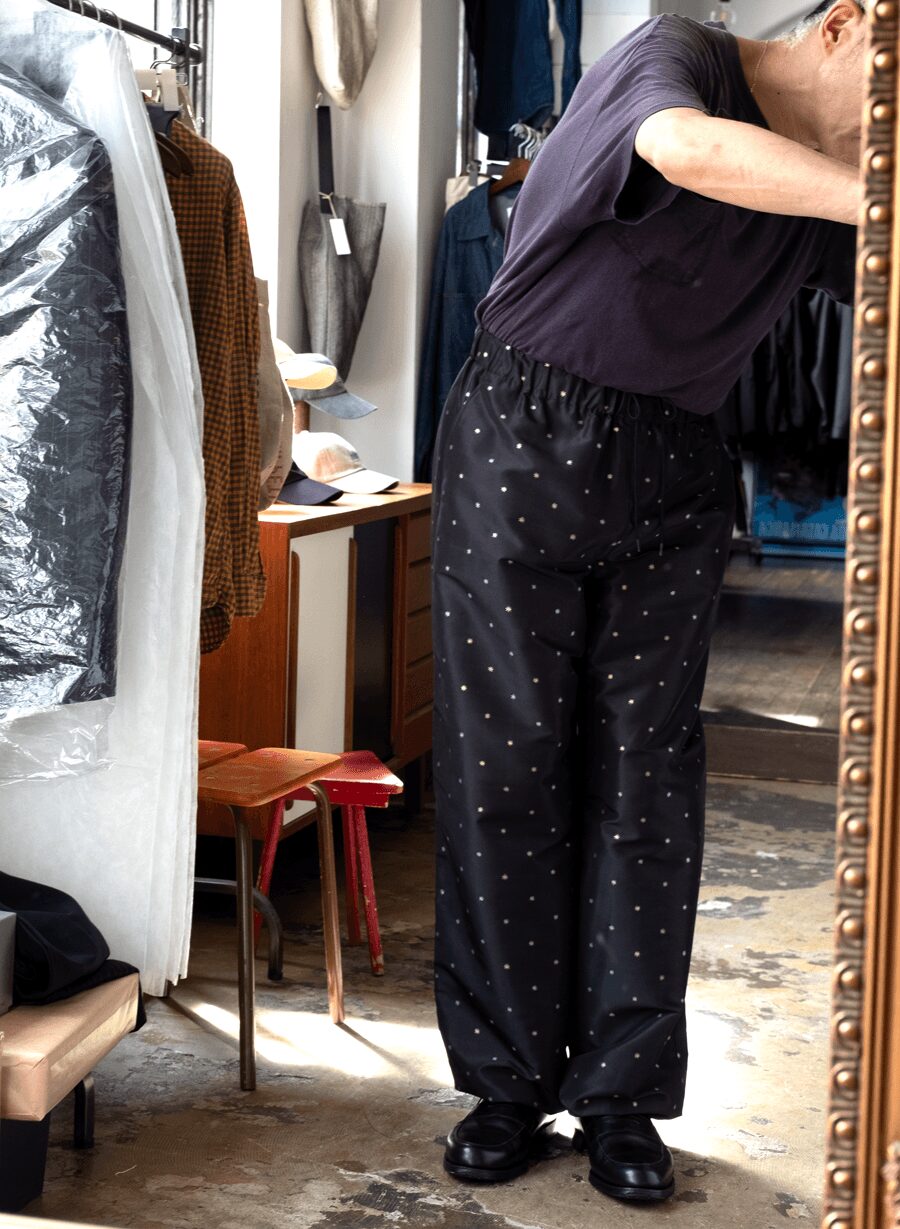 LOEFF　STAR JACQUARD TRACK PANTS