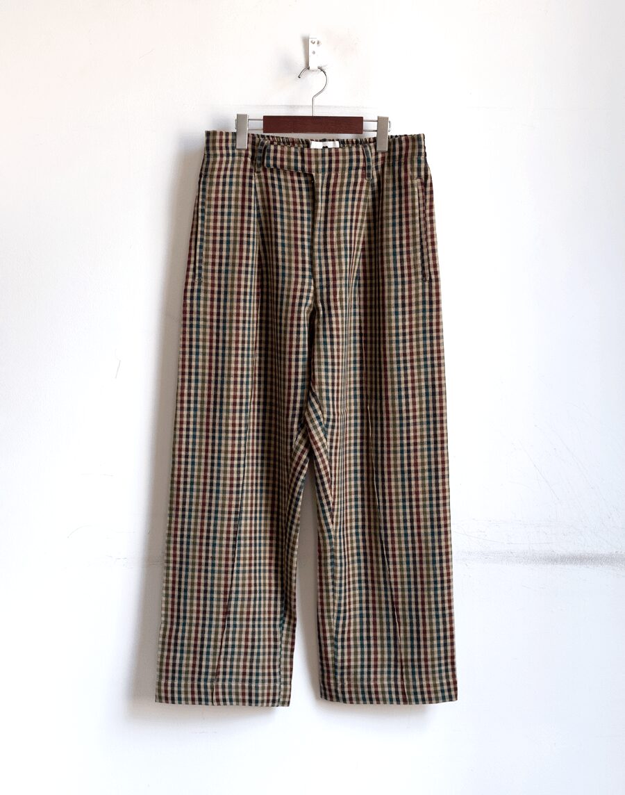 mii　OVERDYED GUN CLUB CHECK “PANT DEBA”