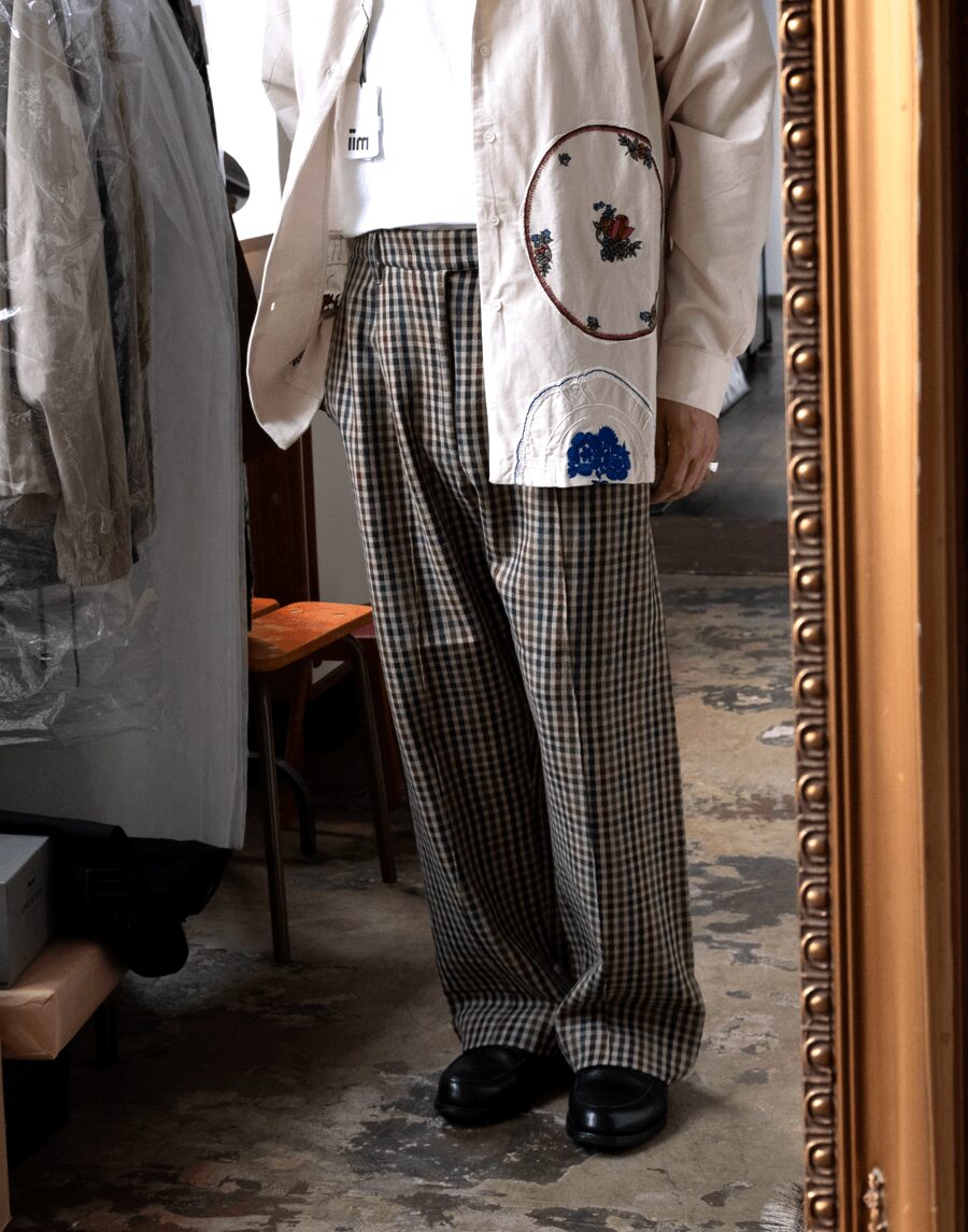 mii　OVERDYED GUN CLUB CHECK “PANT DEBA”
