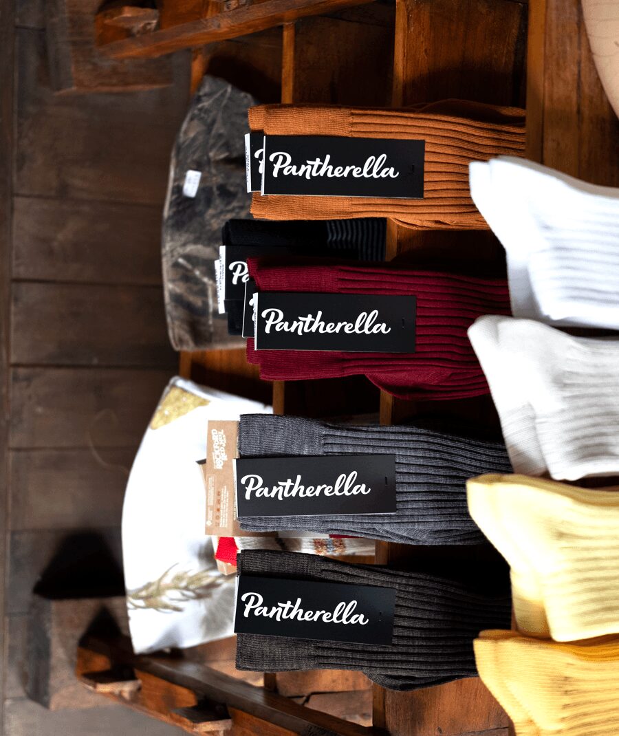 Pantherella　5×3 Wool Nylon Rib Socks “LABURNUM”