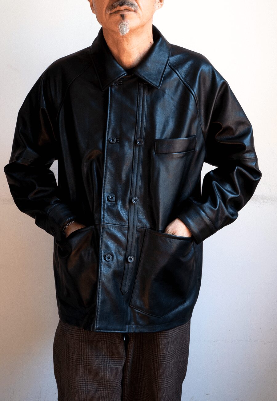 CCU　COW SKIN “L.C” COVERALL SHIRT