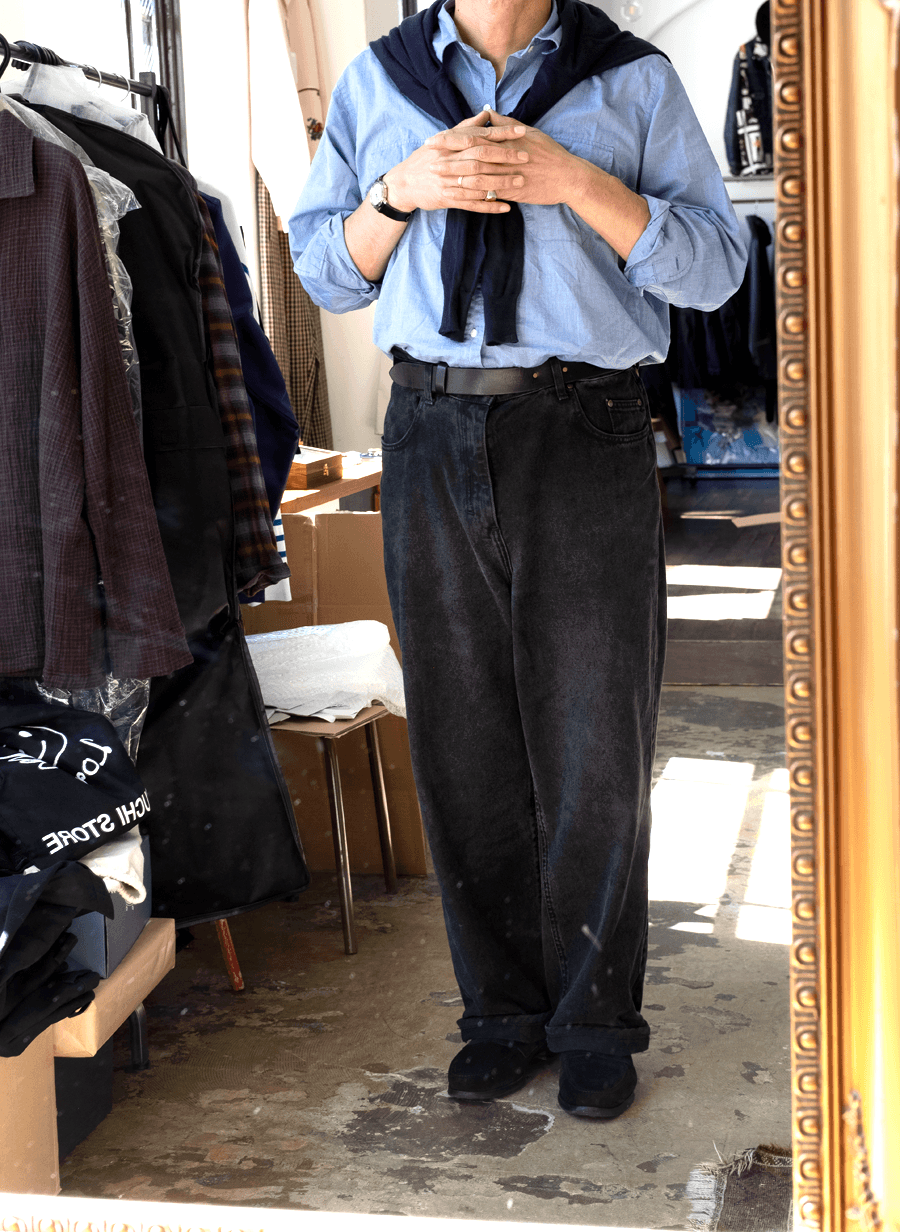Atelier TUFFERY　”Gaspard” Noir Délavé