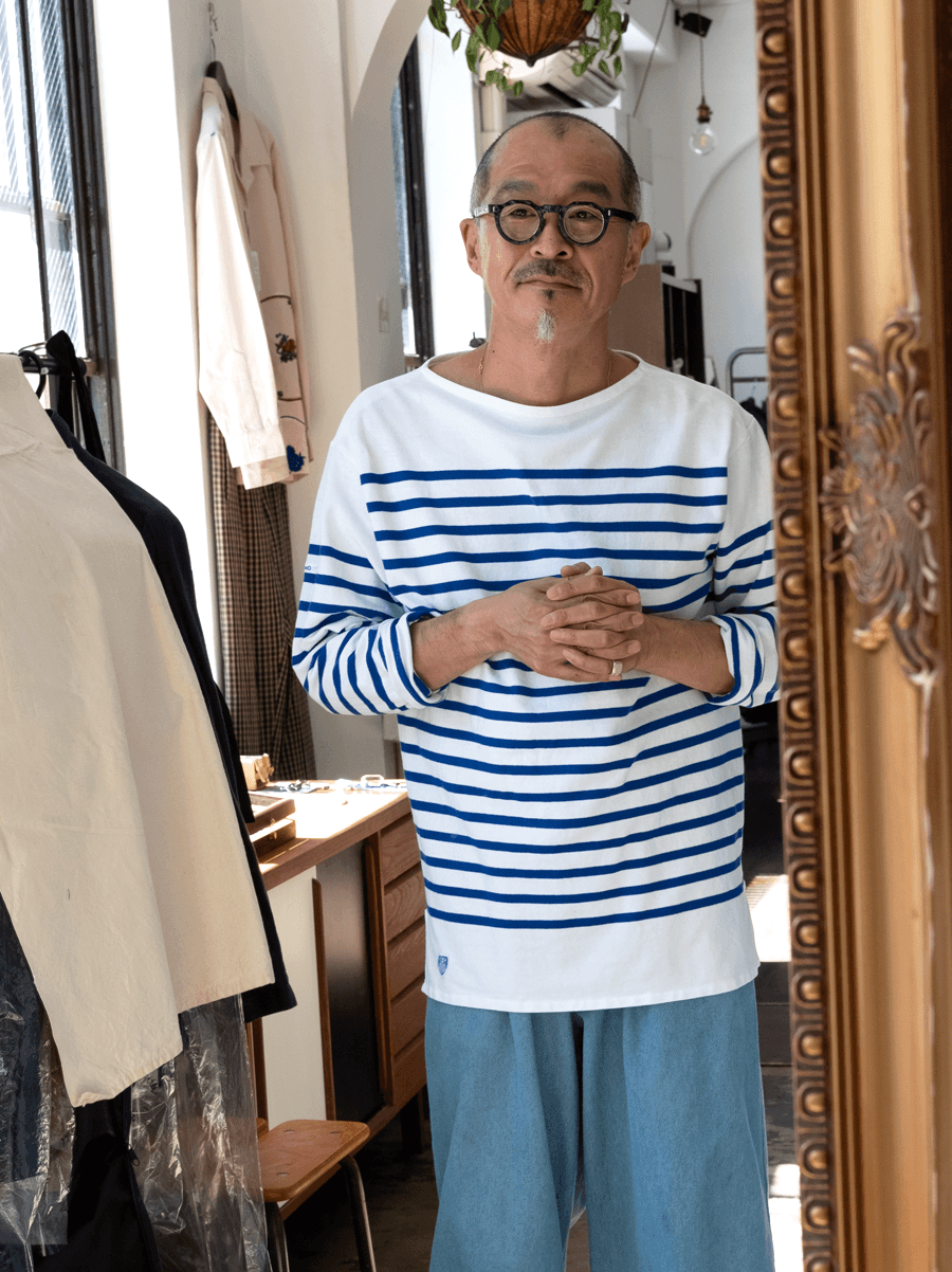 ORCIVAL　#6101 BOAT NECK LONG SLEEVE P.O.