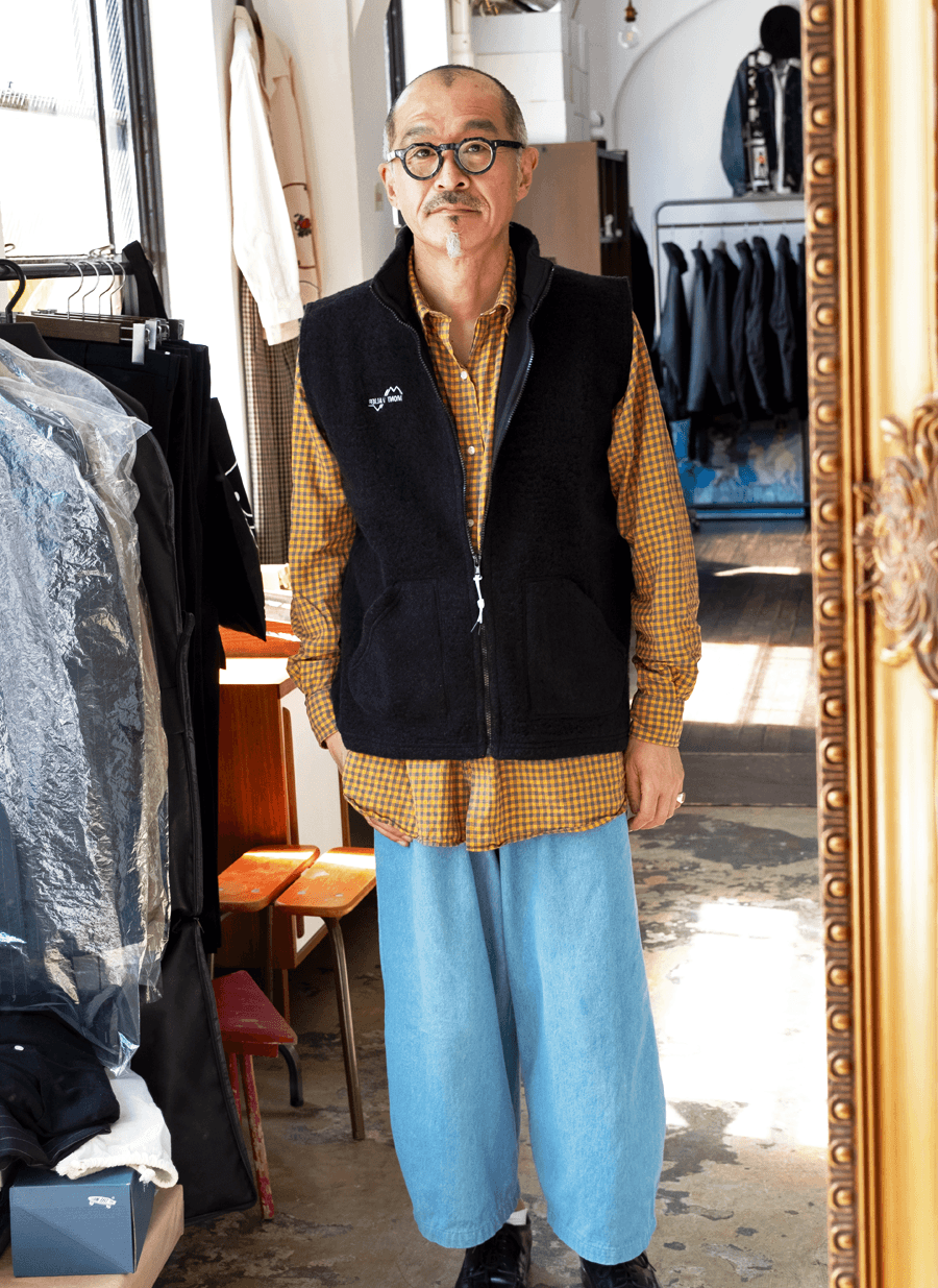 MONT VALIER　GILET BEARN BRUSHED