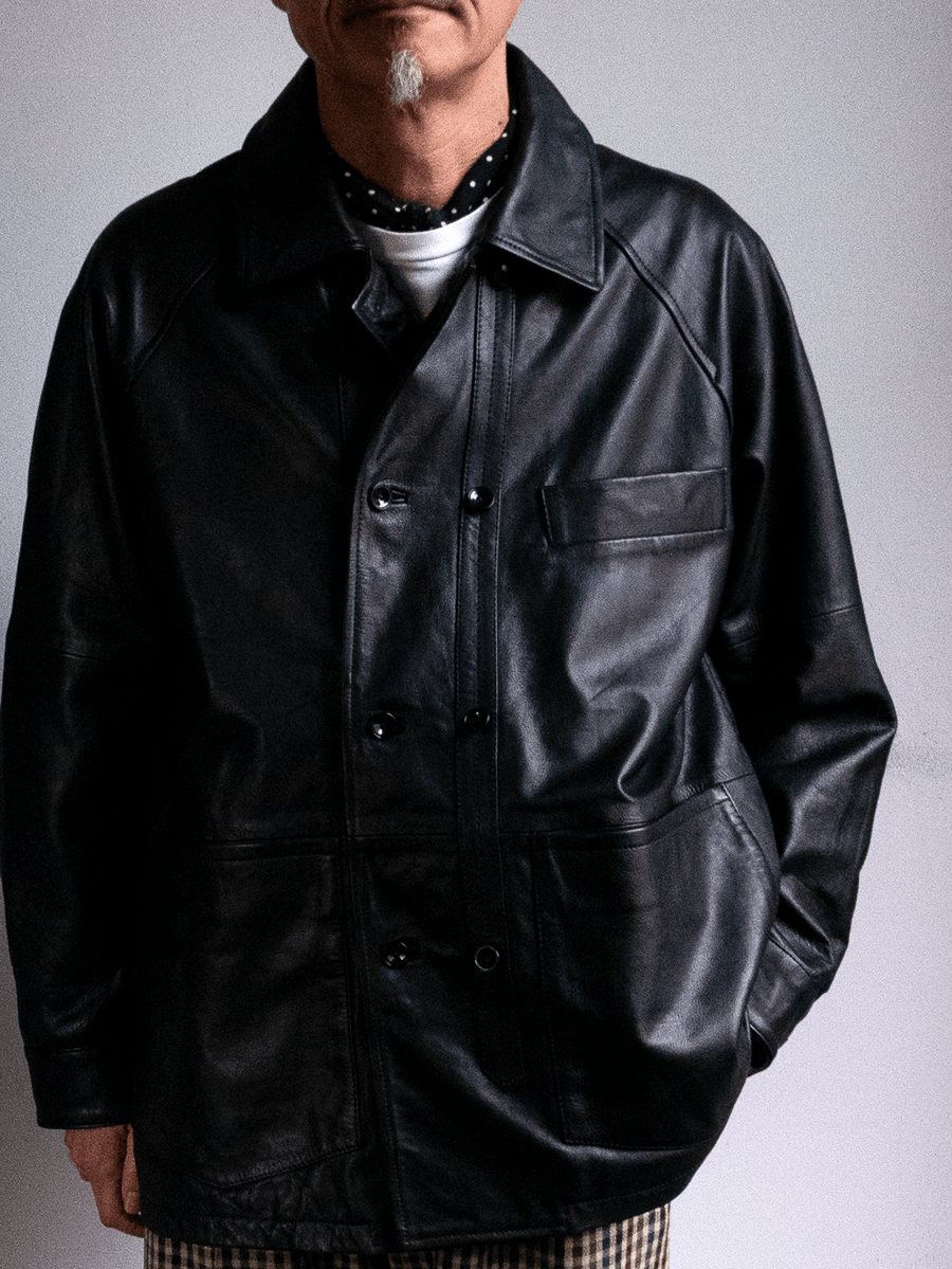 CCU　COW SKIN “L.C” COVERALL SHIRT