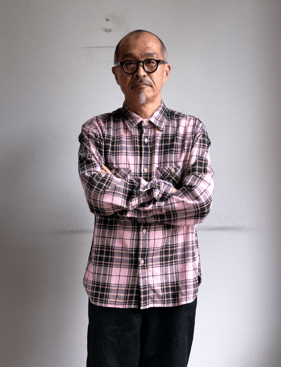 SEUVAS　COTTON NEP PLAID WORK SHIRT