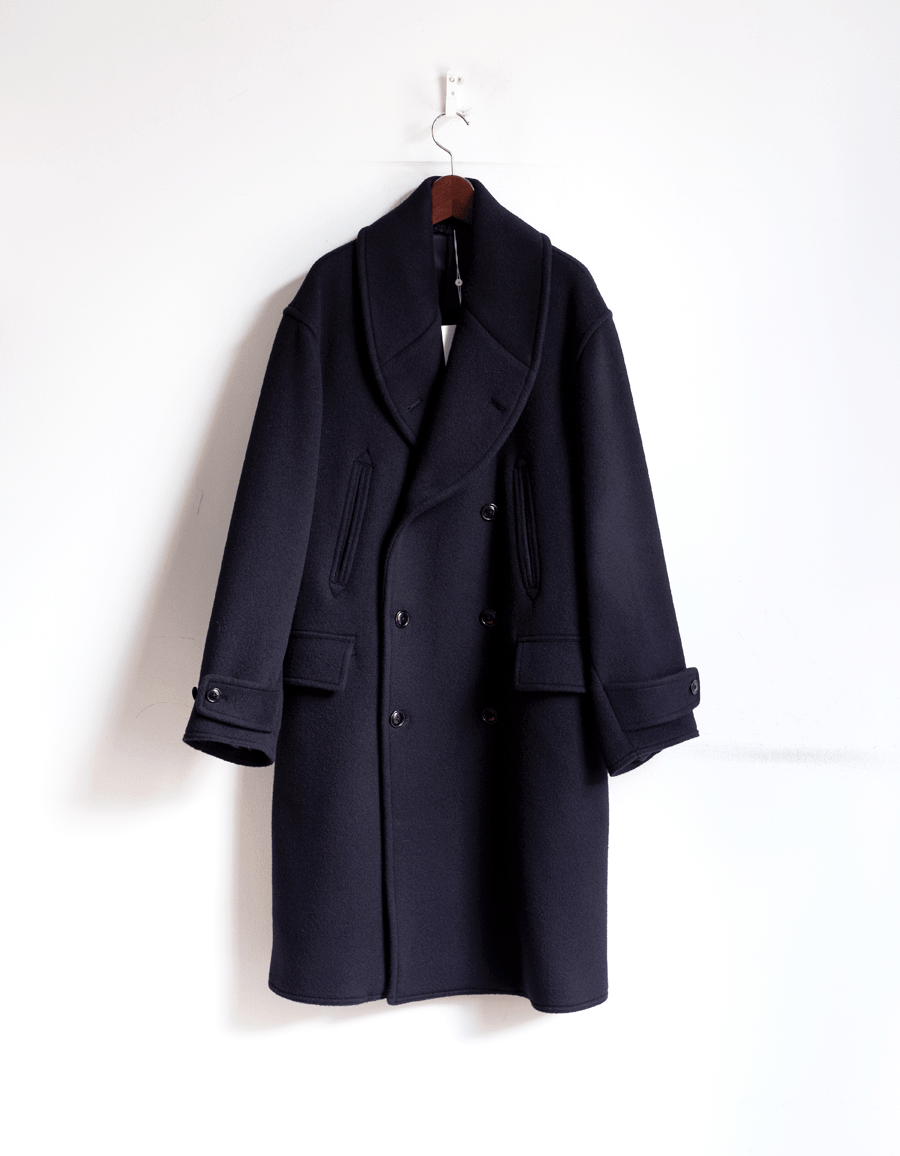 blurhms ROOTSTOCK　Wool Melton Mackinaw Coat