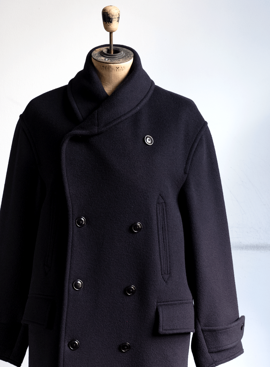 blurhms ROOTSTOCK　Wool Melton Mackinaw Coat