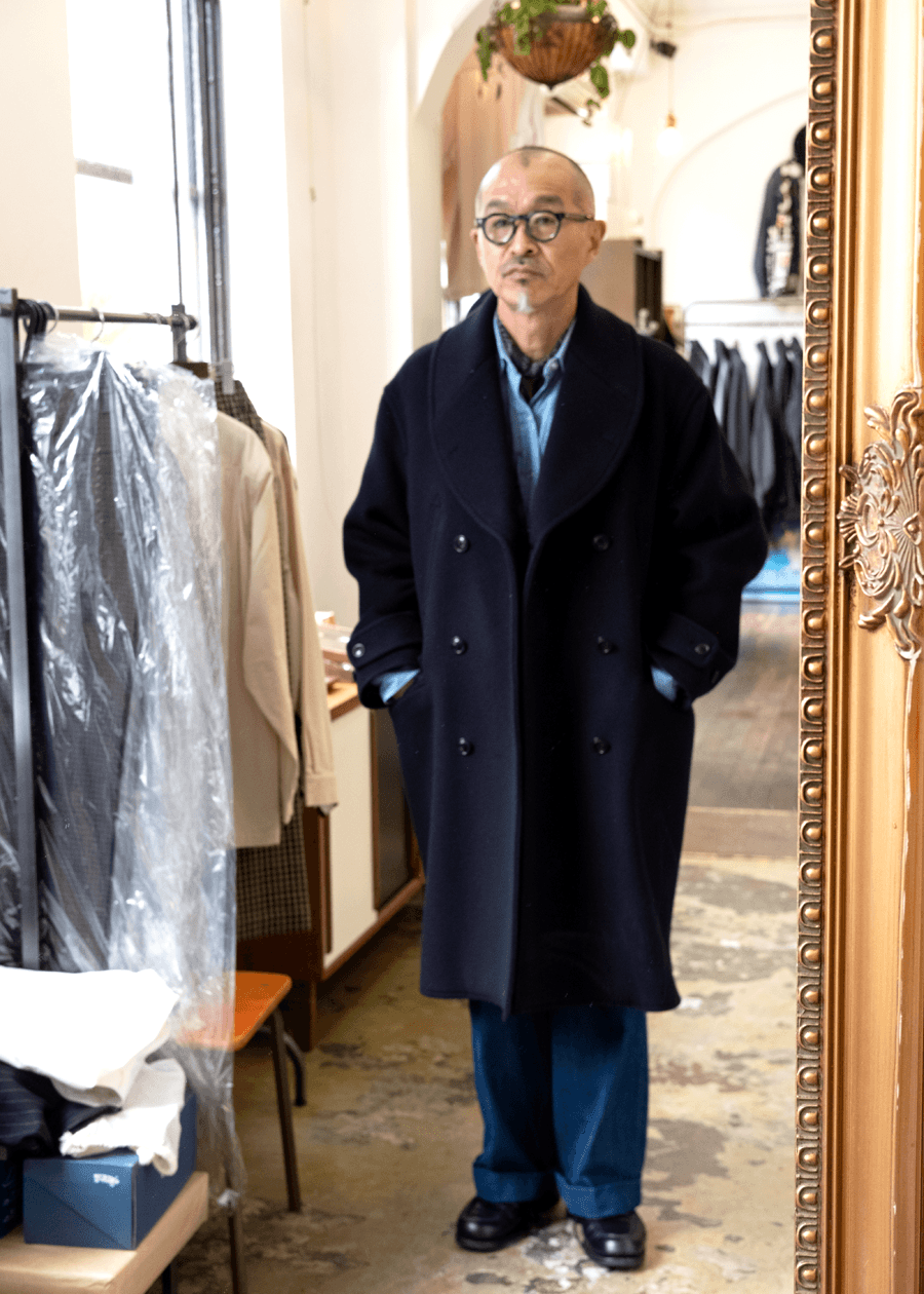 blurhms ROOTSTOCK　Wool Melton Mackinaw Coat